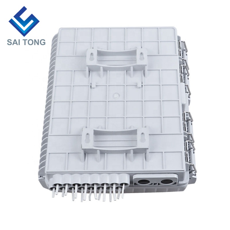 Cixi made16 cores aansluitdoos sc/upc FTTH 16 core verdeelkast Waterdichte rubberen kabelwartel Gpon onu Fiber Junction Box