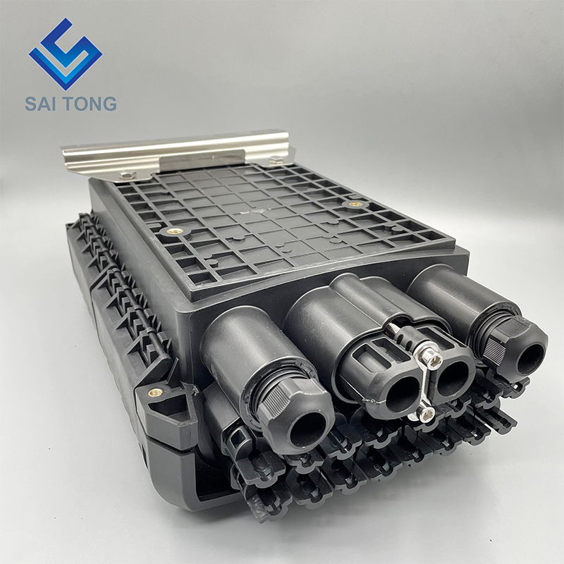 Saitong Fiber Optische 16 Core Splice Behuizing Splitter Doos Caja Dutje Doos PLC Splitter Glasvezel Verdeelkast