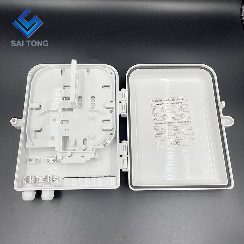 Made in China FDB fiber apparatuur terminal box 16 core indoor/outdoor ftth glasvezel verdeelkast met 16 stks SC adapter