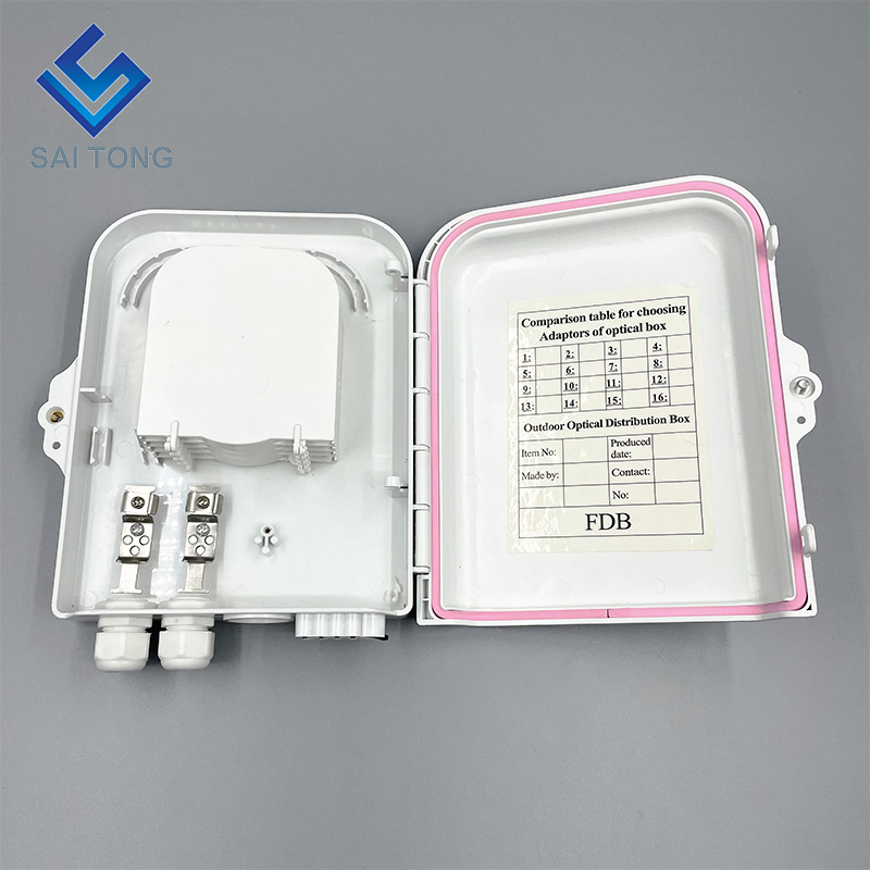 China Fabriek 48 core ftth box plc splitter 4 lade optische verdeelkast 2 in 8 poort NAP voor glasvezel apparatuur