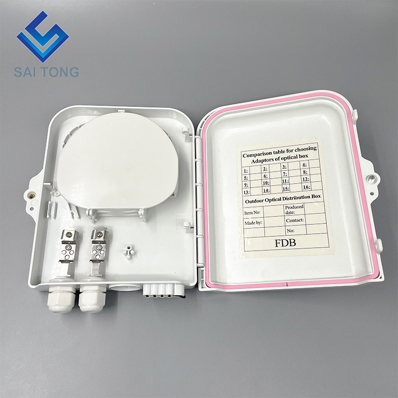 China Fabriek 48 core ftth box plc splitter 4 lade optische verdeelkast 2 in 8 poort NAP voor glasvezel apparatuur