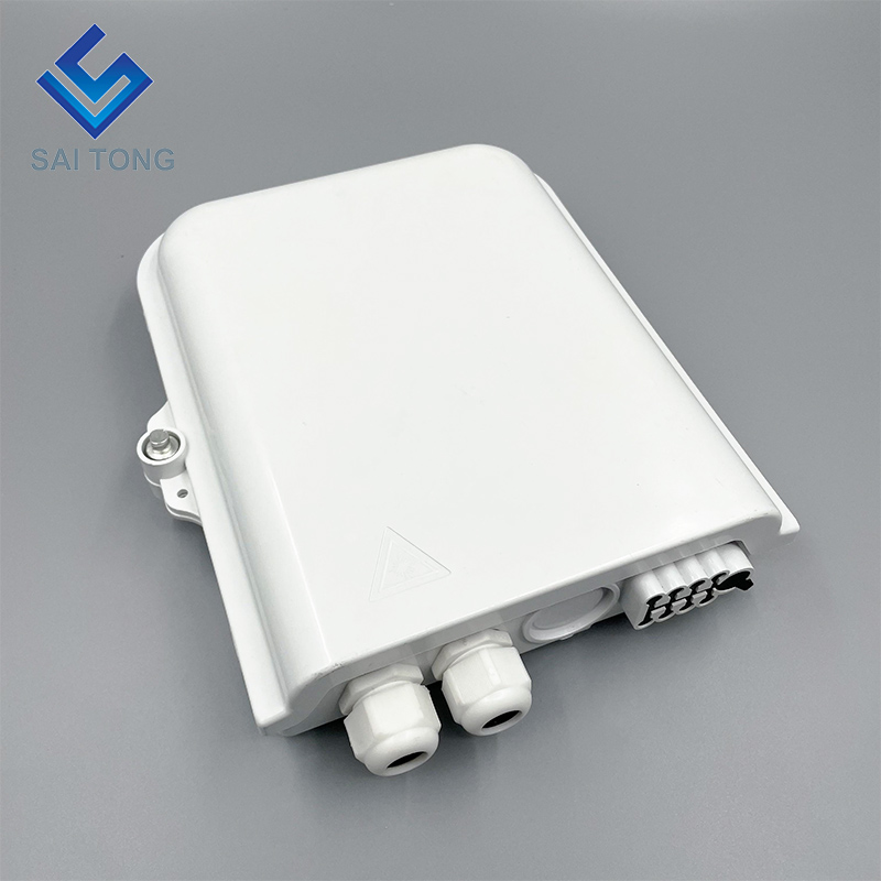 China Fabriek 48 core ftth box plc splitter 4 lade optische verdeelkast 2 in 8 poort NAP voor glasvezel apparatuur