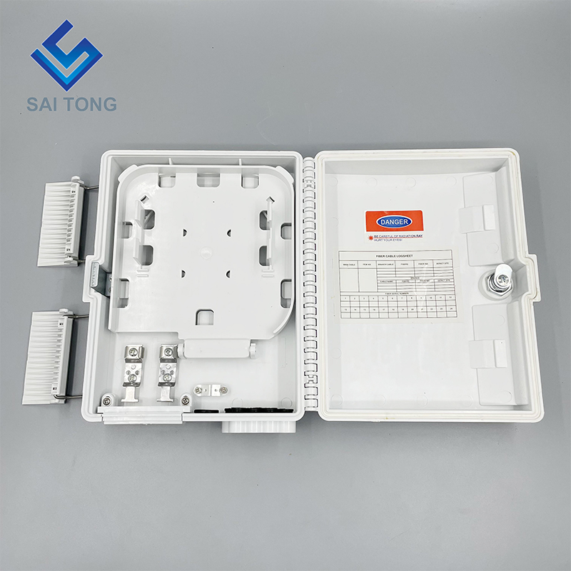 Fabriek ODB 8 cores optics glasvezel aansluitdoos ftth 8 poorten ftth splitter staal glasvezel verdeelkast hoge kwaliteit