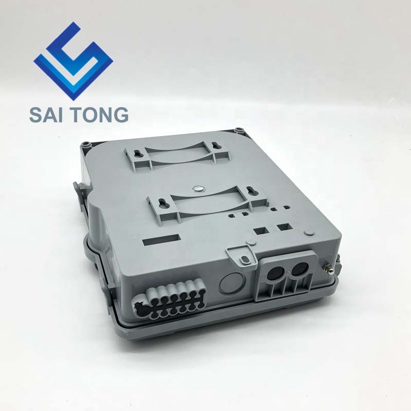 FTTH Outdoor 12 Core/poort IP65 glasvezel Connector Box Waterdichte Wartel Gpon Onu Glasvezel Splice Box plastic DOOS NAP