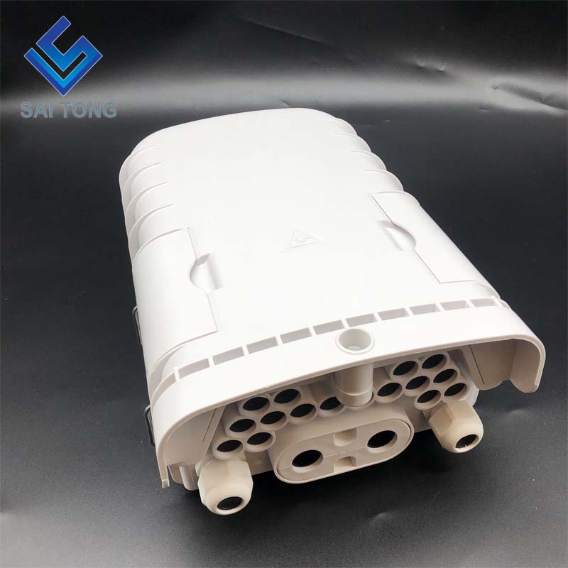 Saitong 16 Core glasvezel sluiting doos PLC FTTH FTTX FTTP Fiber Beëindiging Doos IP65 outdoor Glasvezel Gezamenlijke Doos NIEUWE stijl