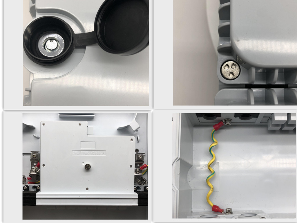 De Stijl van Indonesië met twee deuren 3 in 16 uit vezelverdeelkast 16 core 2 Stuks 2*8 Plc Splitter optisch distributiepunt