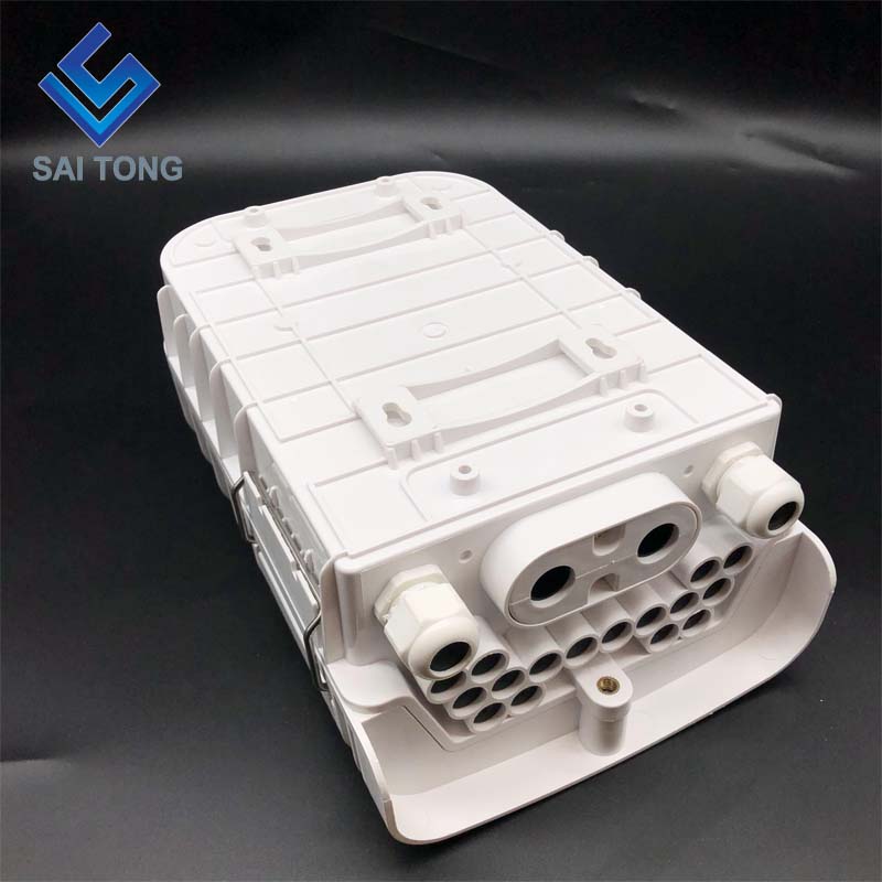 Saitong 16 Core glasvezel sluiting doos PLC FTTH FTTX FTTP Fiber Beëindiging Doos IP65 outdoor Glasvezel Gezamenlijke Doos NIEUWE stijl