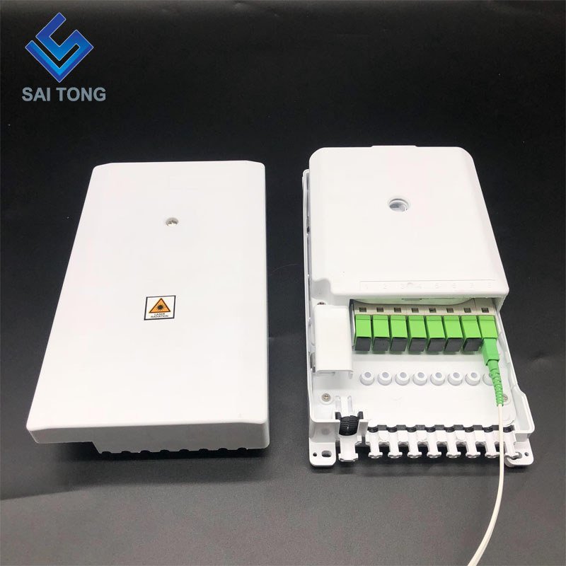 Saitong FTTH Op voorraad China Fabrikant 8 glasvezel Weerbestendige Outdoor FTTH Distributie Glasvezel Terminal Box HUAWEI Type