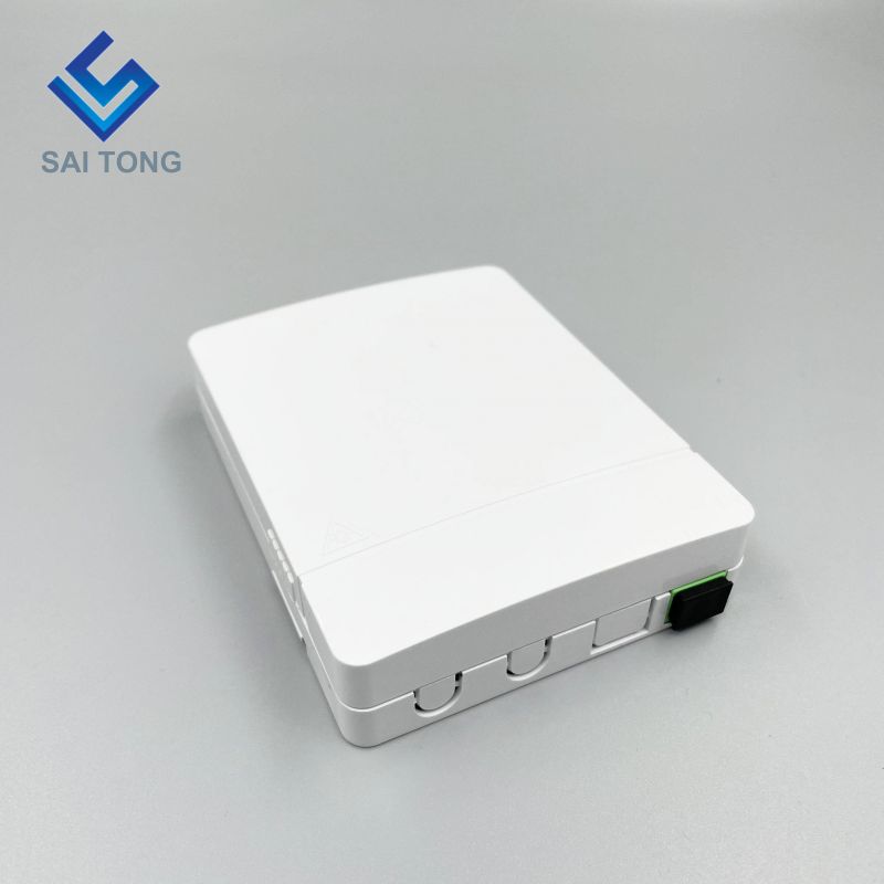 Ningbo Saitong Goede Prijs Mini 2 Core FTTH Optische Vezel Beëindiging Doos Indoor Glasvezel Terminal Verdeelkast