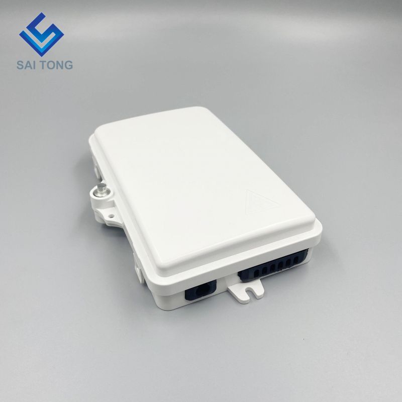 Saitong 1/6 Poorten FTTH FTTX 6 core glasvezel verdeelkast PLC ondersteuning doos ABS optische doos