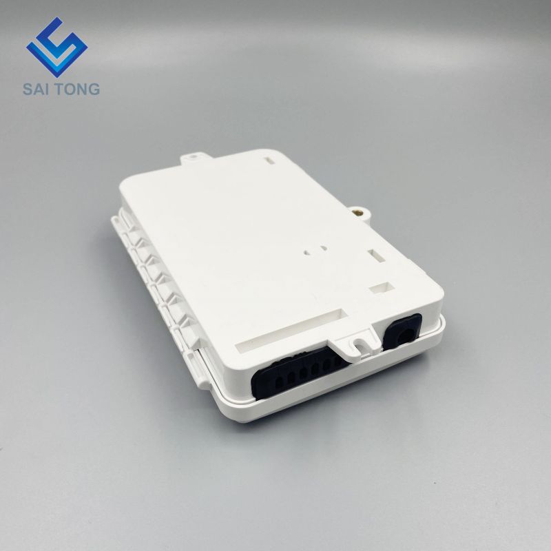 Saitong 1/6 Poorten FTTH FTTX 6 core glasvezel verdeelkast PLC ondersteuning doos ABS optische doos