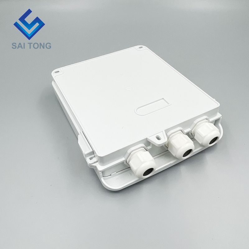 Cixi Saitong FTTH 8 Core glasvezel terminal box indoor 8 poorten fiber Box wandmontage 1 in/3 out FDB Nieuw product