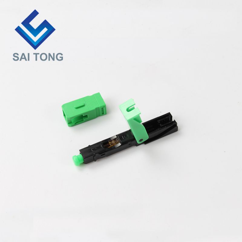 FTTH Glasvezel Snelle connector sc apc groene kleur glasvezelkabel snelle connector Quick Connector Veldmontage Singlemode