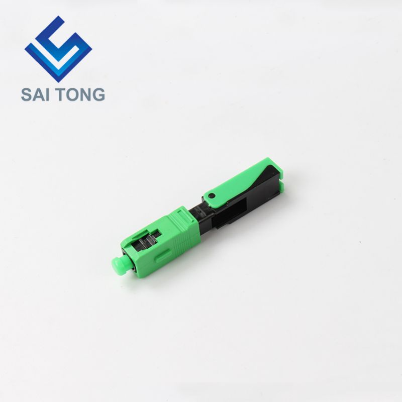 FTTH Glasvezel Snelle connector sc apc groene kleur glasvezelkabel snelle connector Quick Connector Veldmontage Singlemode