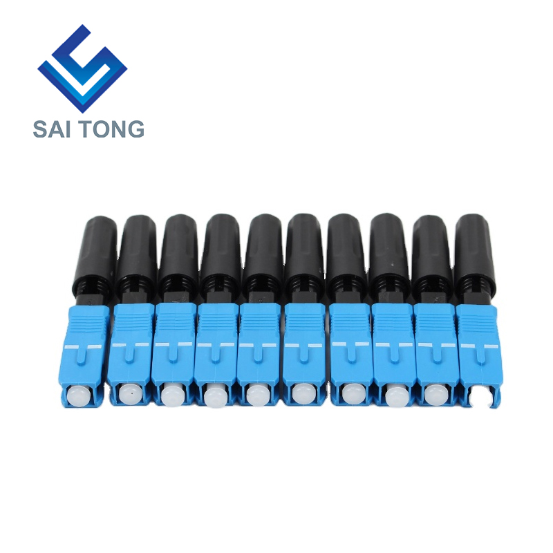 Saitong Supply Snelkoppeling voor communicatieapparatuur sc/upc ftth Snelle glasvezelconnector