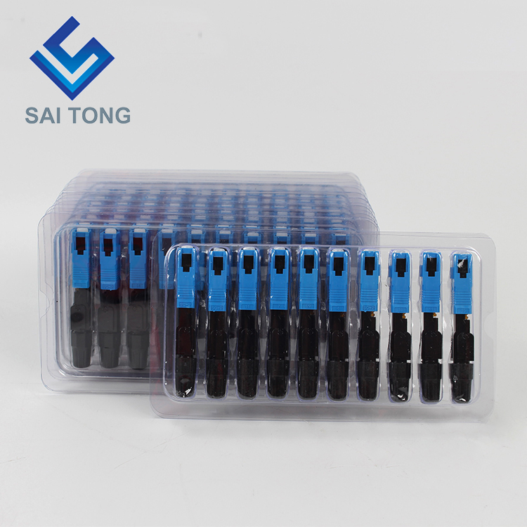 Saitong Supply Communicatieapparatuur snelkoppeling sc/upc ftth Fiber Optic Fast Connector Fiber Connector