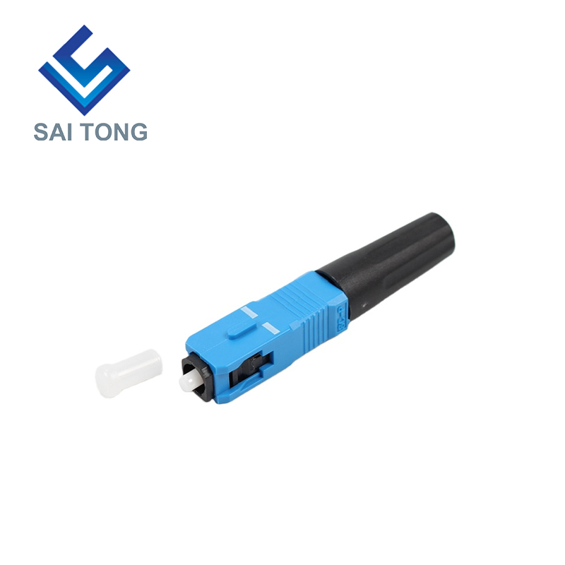 Saitong Supply Snelkoppeling voor communicatieapparatuur sc/upc ftth Snelle glasvezelconnector