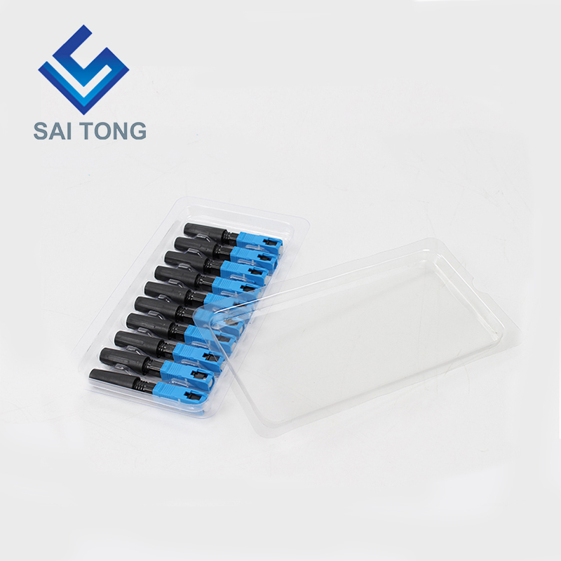 Saitong Supply Snelkoppeling voor communicatieapparatuur sc/upc ftth Snelle glasvezelconnector