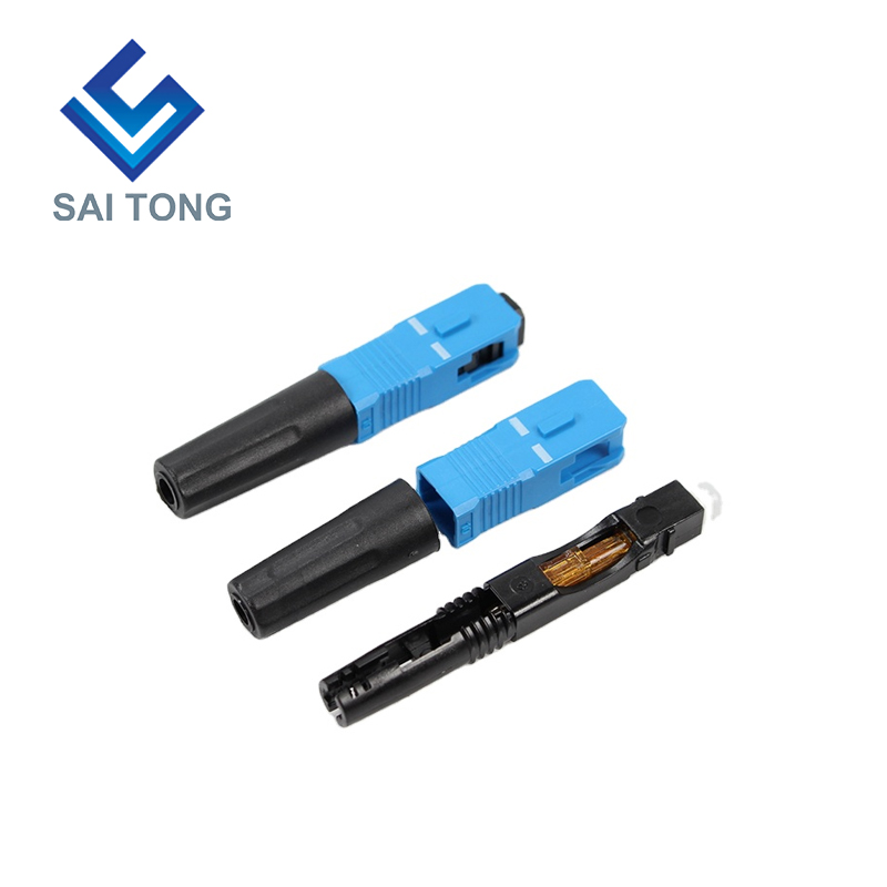 Saitong Supply Snelkoppeling voor communicatieapparatuur sc/upc ftth Snelle glasvezelconnector