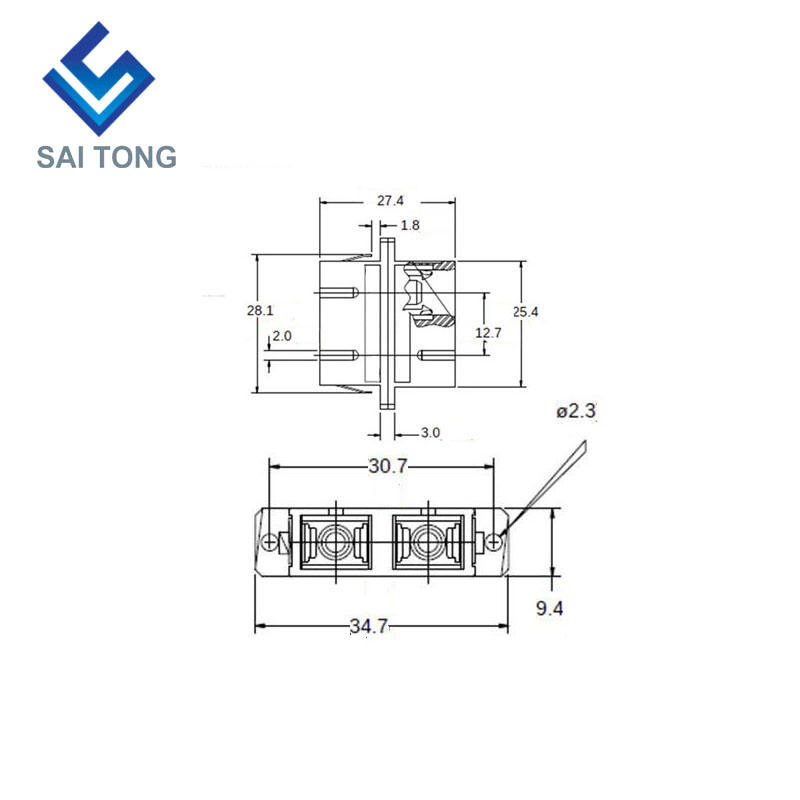 2022 SC-SC PC UPC SM Duplex Glasvezel Connector Goedkope prijs SC/UPC Fiber Adapter voor Glasvezel Testen