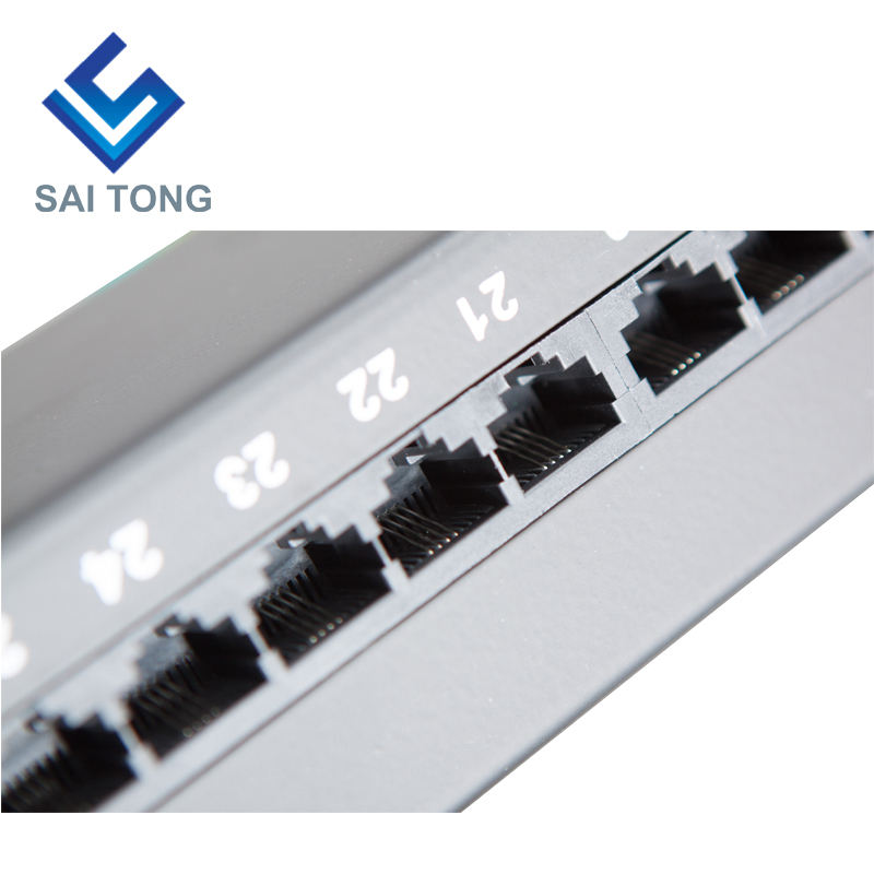 1U 19'' 25 Poorten RJ45 Krone Jassen, Stalen Beugel Cat6 Patch Panel Blank Unshielded utp Cat5e CAT5 RJ45 Patch panel