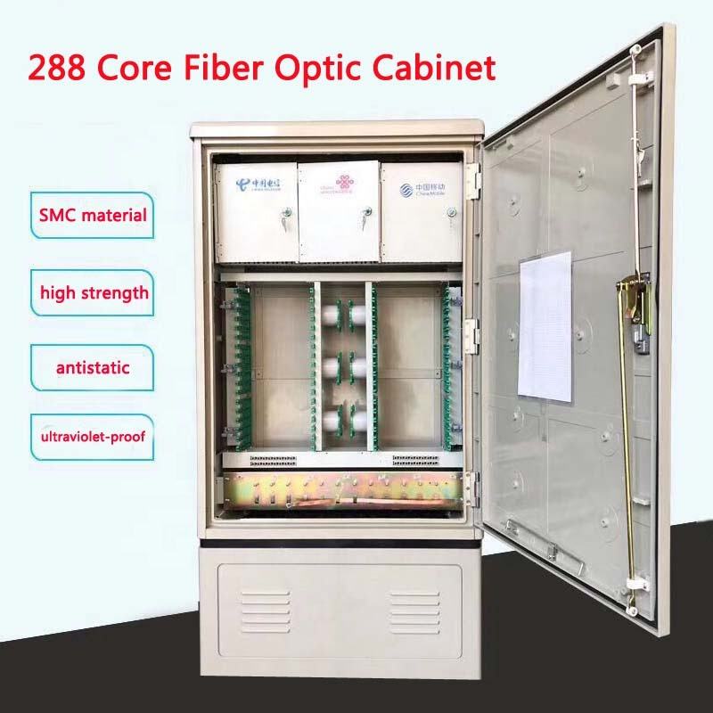 SaiTong FTTH Splice 288 Core glasvezel SMC kast waterdichte IP55 smc fiber kast Ondersteuning voor Standaard of Aangepast