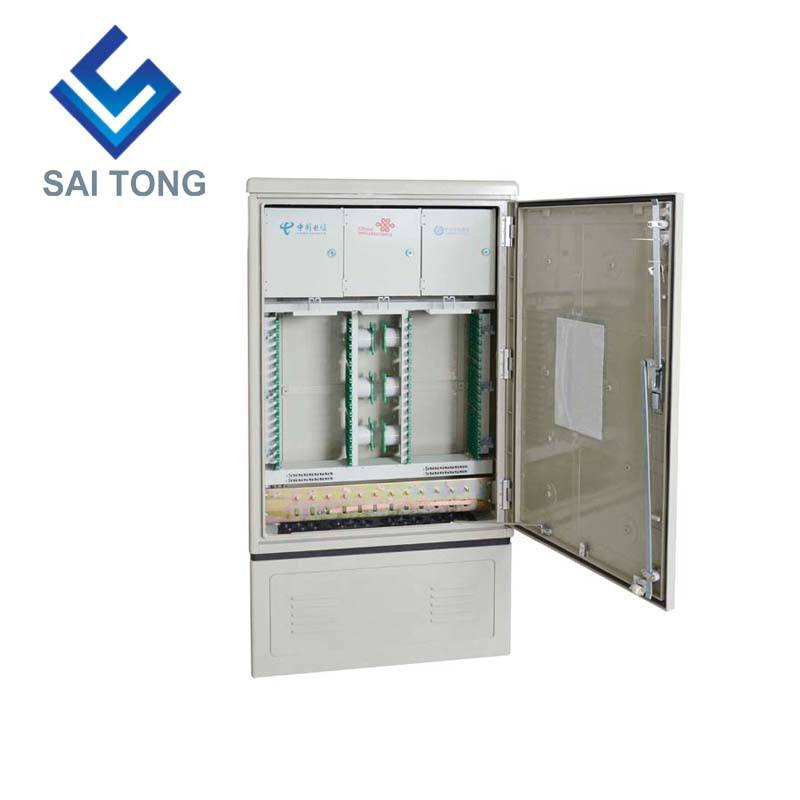 SaiTong FTTH Splice 288 Core glasvezel SMC kast waterdichte IP55 smc fiber kast Ondersteuning voor Standaard of Aangepast