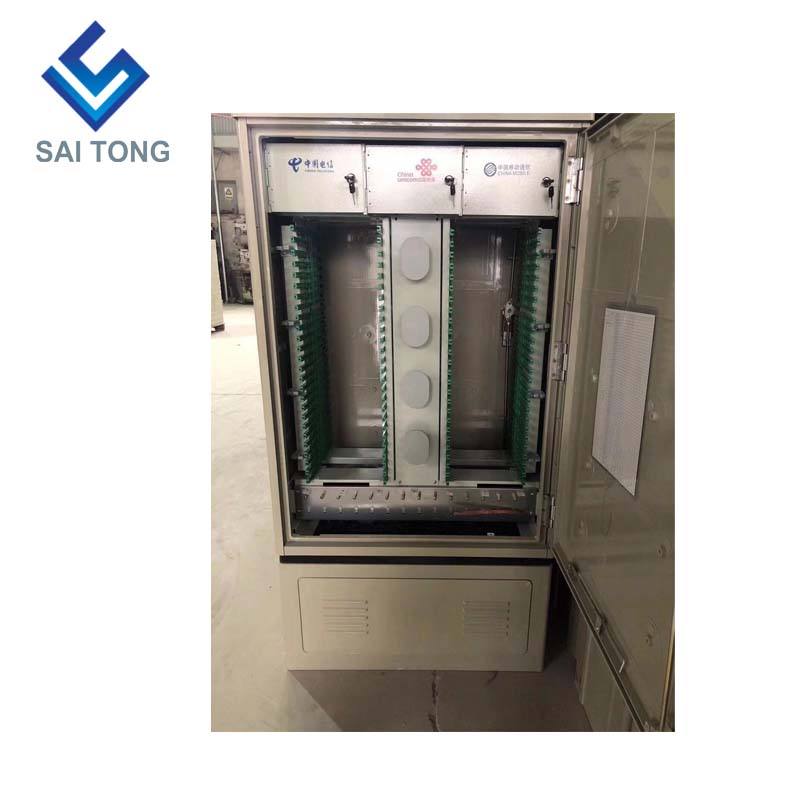 SaiTong FTTH Splice 288 Core glasvezel SMC kast waterdichte IP55 smc fiber kast Ondersteuning voor Standaard of Aangepast