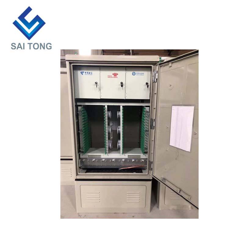 SaiTong FTTH Splice 288 Core glasvezel SMC kast waterdichte IP55 smc fiber kast Ondersteuning voor Standaard of Aangepast