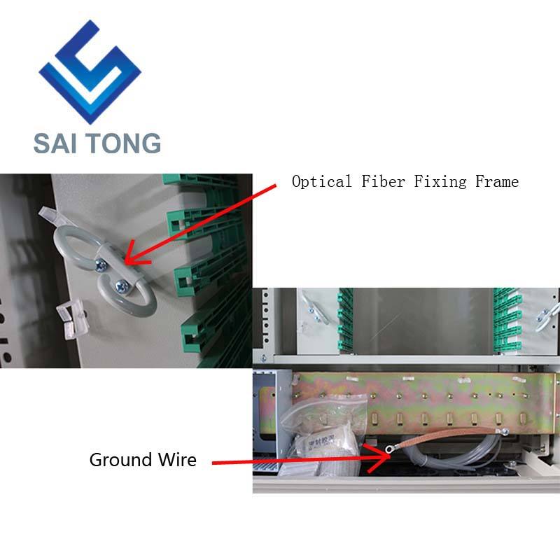 2022 Saitong FTTH 576 core SMC glasvezel distributie kruisverbinding kast fiber ftth distributiekasten