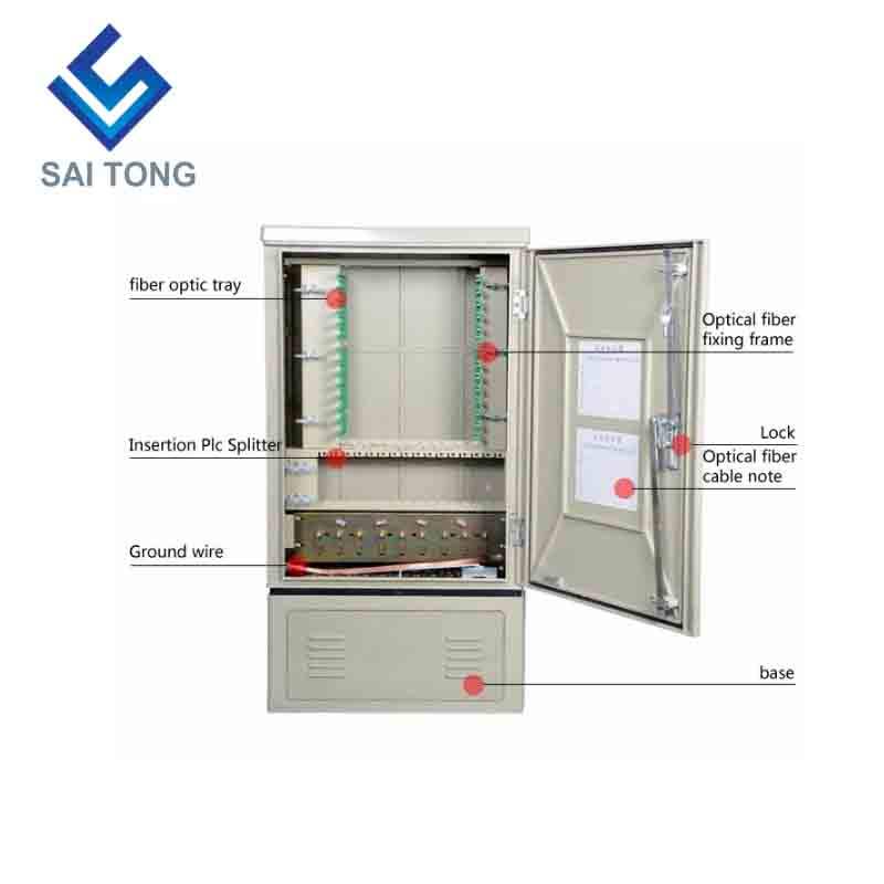 SaiTong FTTH 144 Core glasvezel smc outdoor waterdichte IP55 smc fiber kast kabel Ondersteuning voor Standaard of Aangepast