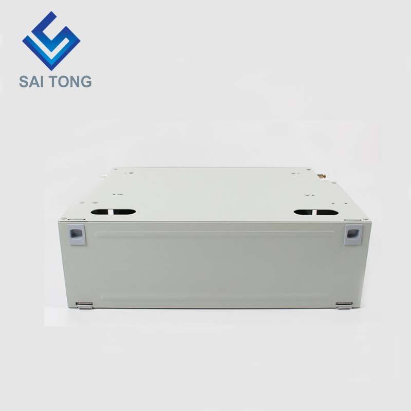 SaiTong FTTH 19 Inch Rack Mount 48 Port Kast SC/FC ODF 4 U 48 core glasvezel Distributie Frame Optioneel Volledige Belasting