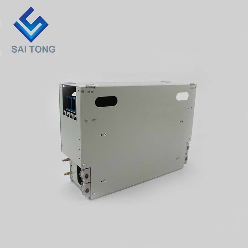 SaiTong FTTH 19 Inch Rack Mount 48 Port Kast SC/FC ODF 4 U 48 core glasvezel Distributie Frame Optioneel Volledige Belasting