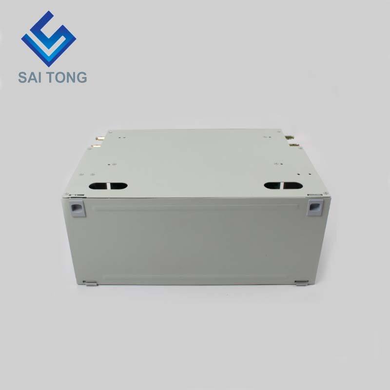 SaiTong FTTH 19 Inch Rack Mount 72 Port Kast SC/FC ODF 6 U 72 core glasvezel Distributie Frame Optioneel Volledige Belasting