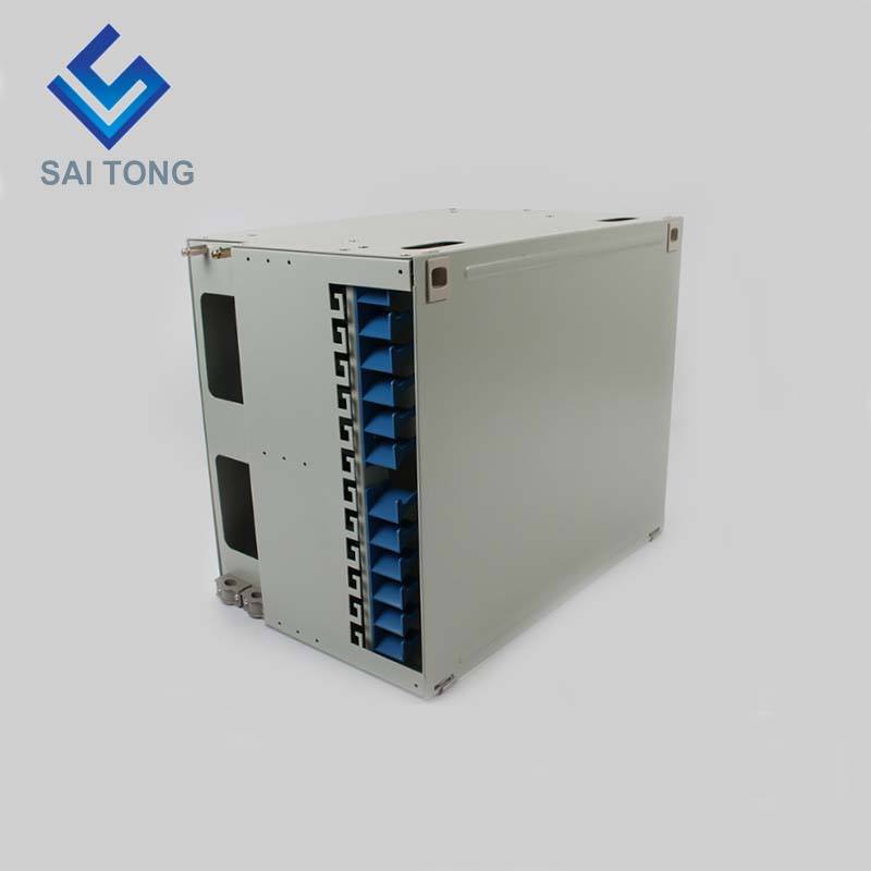 2022 SaiTong FTTH 19 Inch Rack Mount 144 Poort Kast SC/FC ODF 12U 144 core Glasvezel Distributie frame Optioneel Full Load