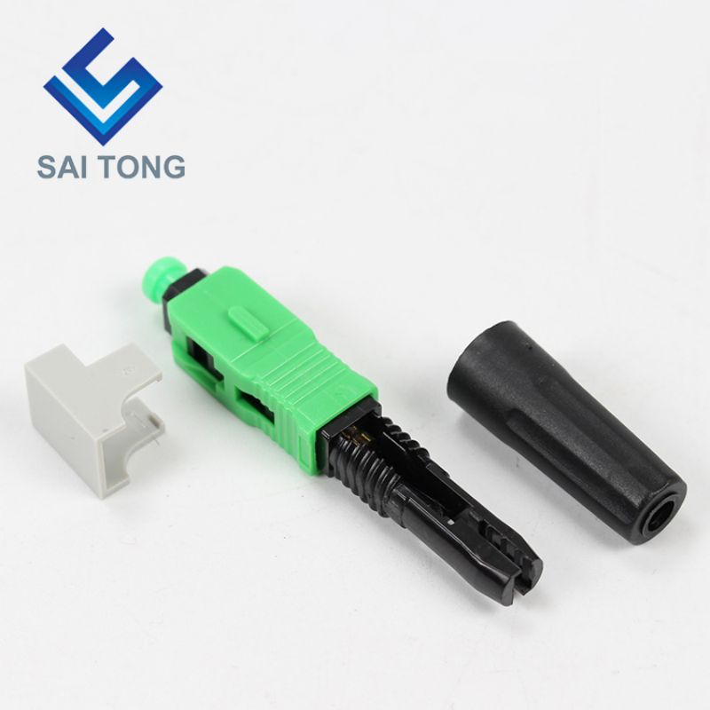 FTTH fibra optica monomodo rapido connector esc250d sc/apc FC lc sc apc glasvezel snelle connector