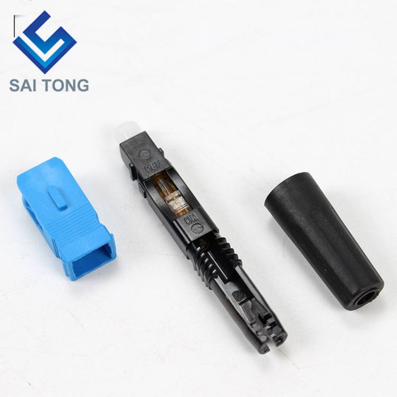 SC APC UPC-schroeftype glasvezel snelle connector Quick Connector Anatel ftth embedded connector